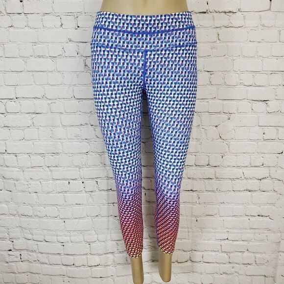 ATHLETA Vivid Sonar Capri Pants Pink Purple S - Picture 2 of 9